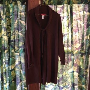Knee length cardigan/jacket